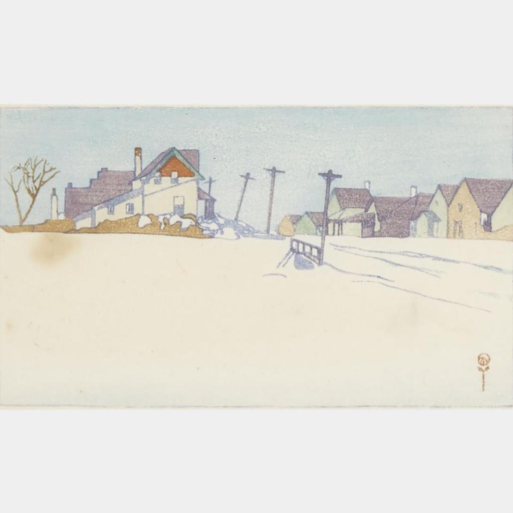 Walter Joseph (W.J.) Phillips (1884-1963) - Suburban Street
