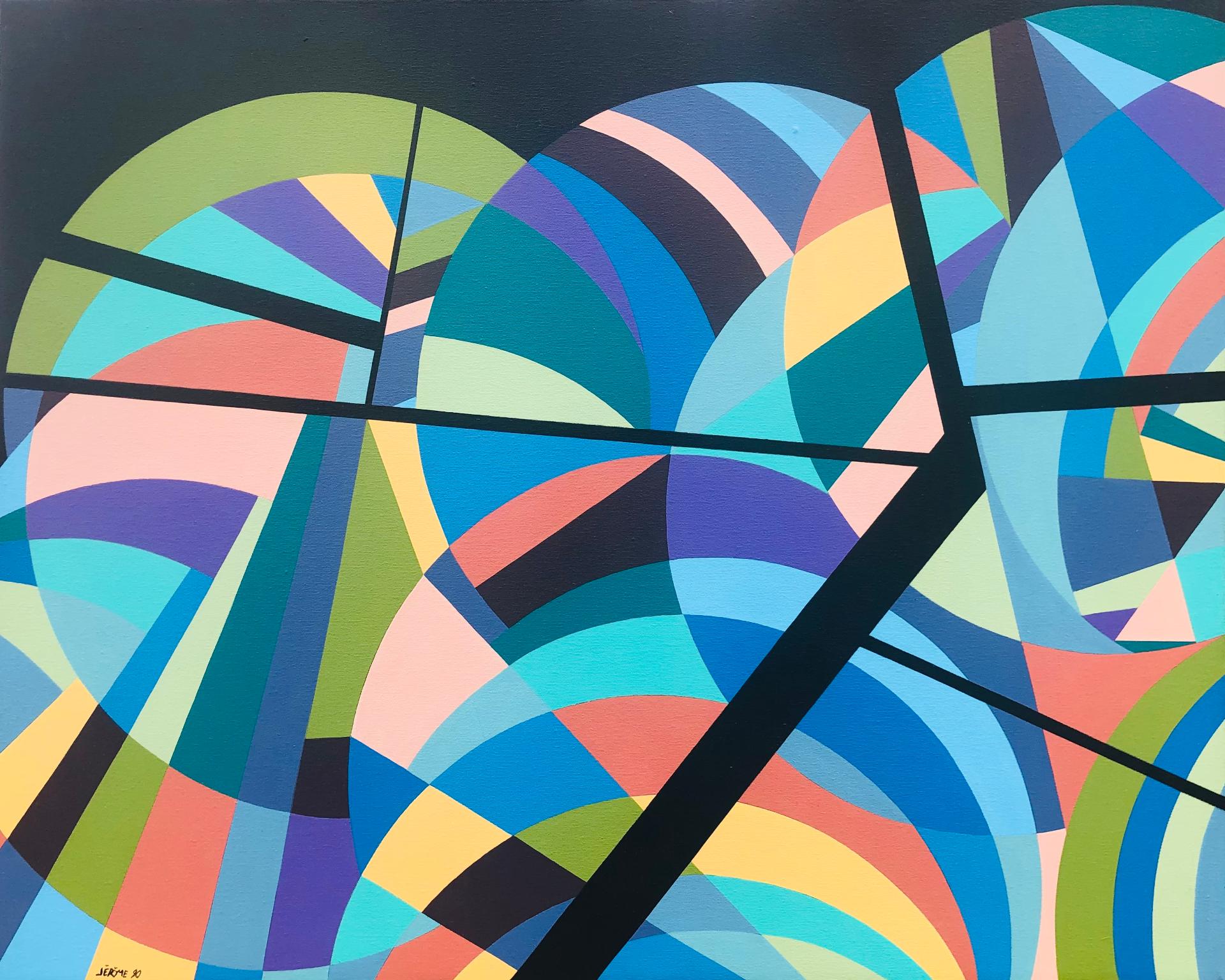 Jean-Paul Jérôme (1928-2004) - L'arc-en-ciel, 1990