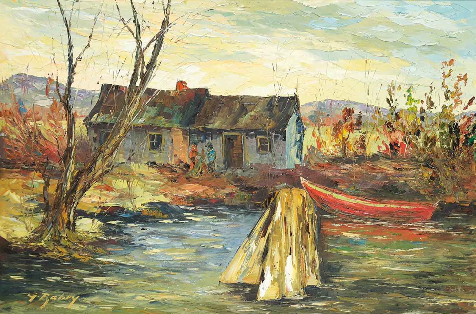 Gaston Rebry (1933-2007) - Untitled - The Red Boat