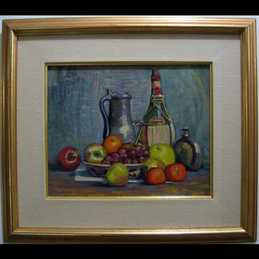 Peter Clapham (P.C.) Sheppard (1882-1965) - Still Life With Wine And Fruit