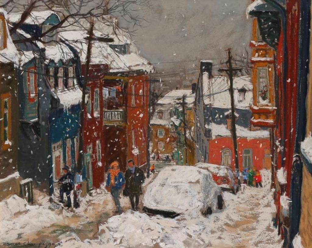 Horace Champagne (1937) - Le Postier (Rue Scott, Paroisse St-Jean-Baptiste, Quebec); 2005
