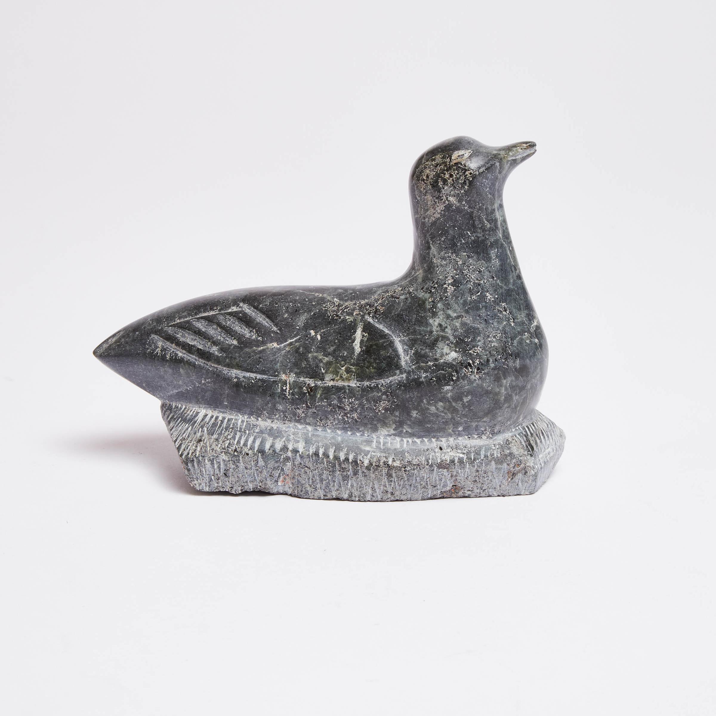 Noah Nowrakudluk (1916) - Swimming Bird, 1980
