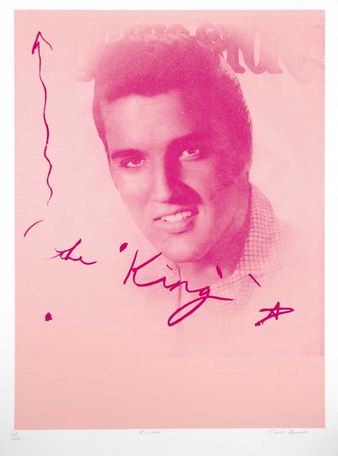 Carl Beam (1943-2005) - Elvis  #167/200
