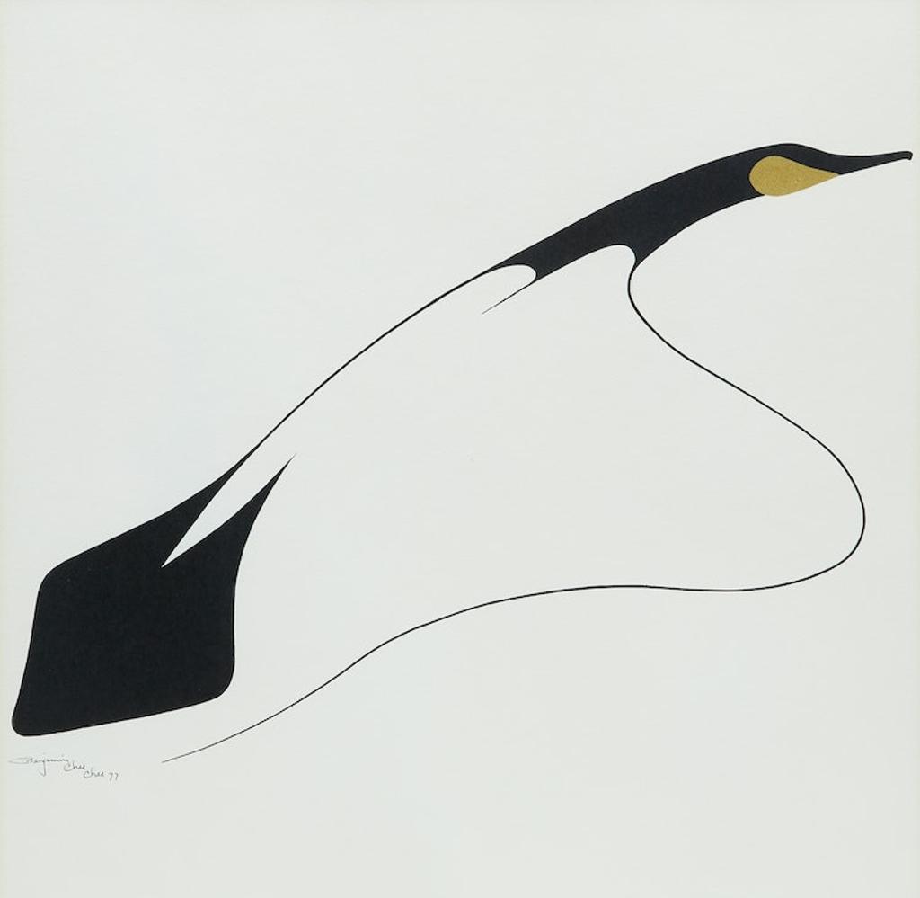 Benjamin Chee Chee (1944-1977) - Proud Male; Dancing Goose
