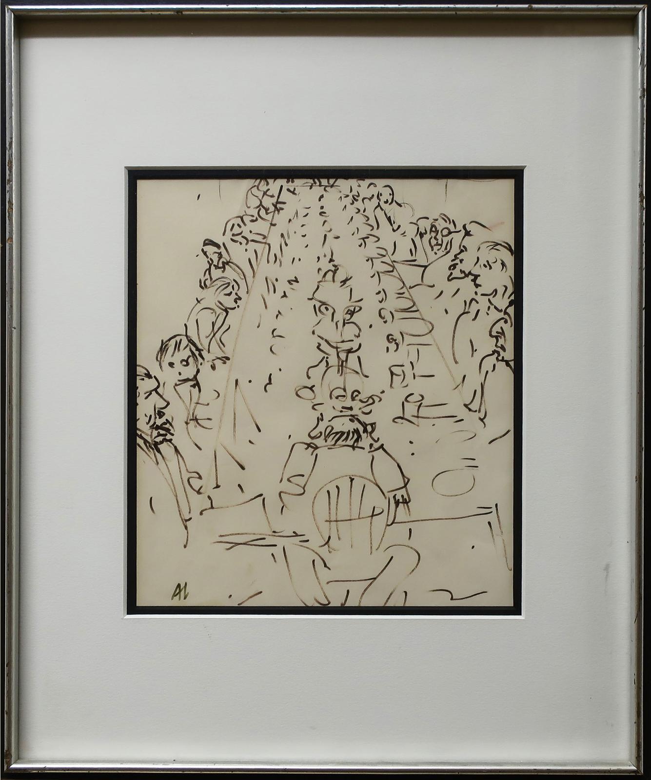 Arthur Lismer (1885-1969) - At Dinner (In Honour Of Dr. Lismer Retiring From Art School, Montreal)