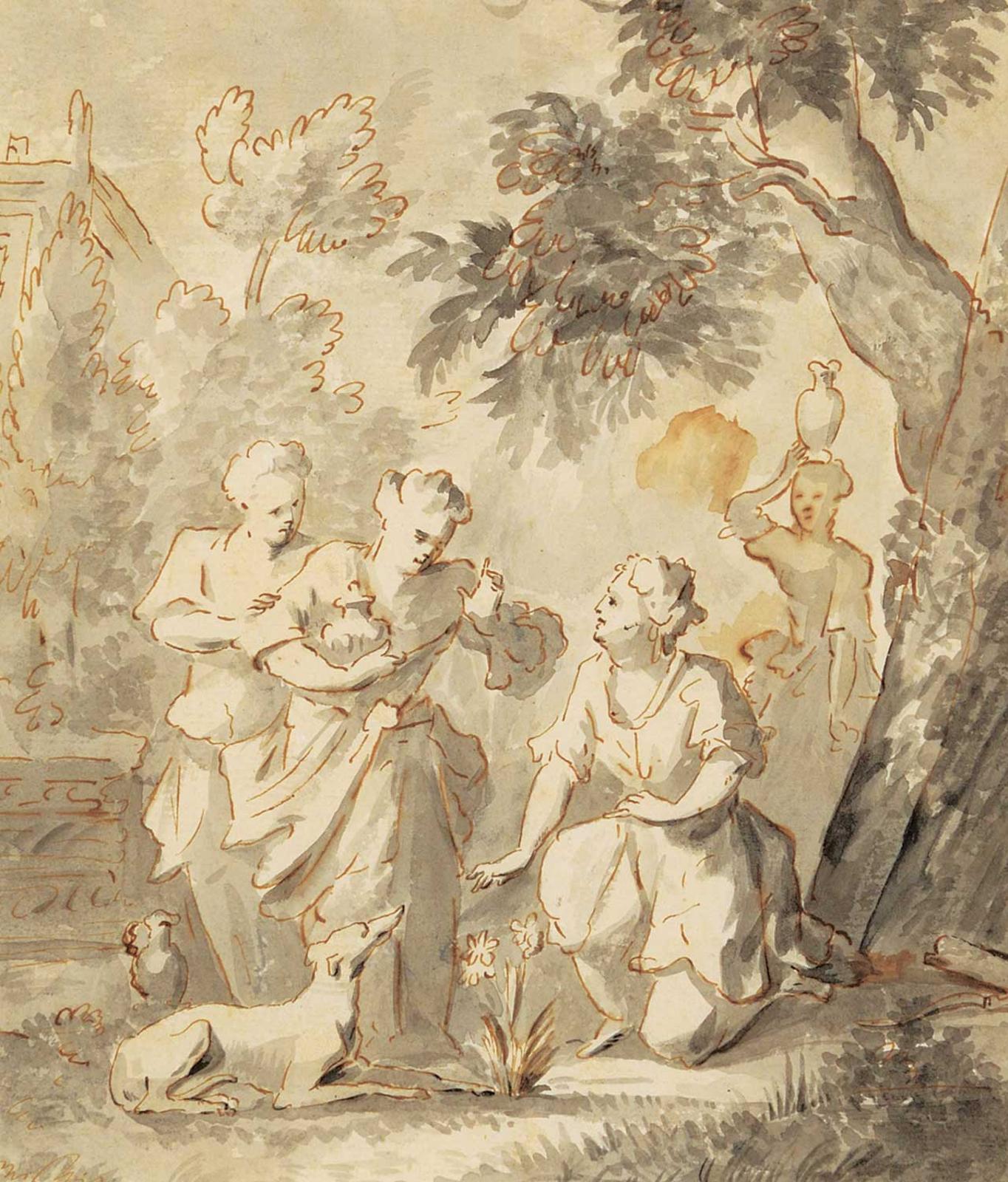 Gerard van Nijmegen - Narcissus Turned into a Plant
