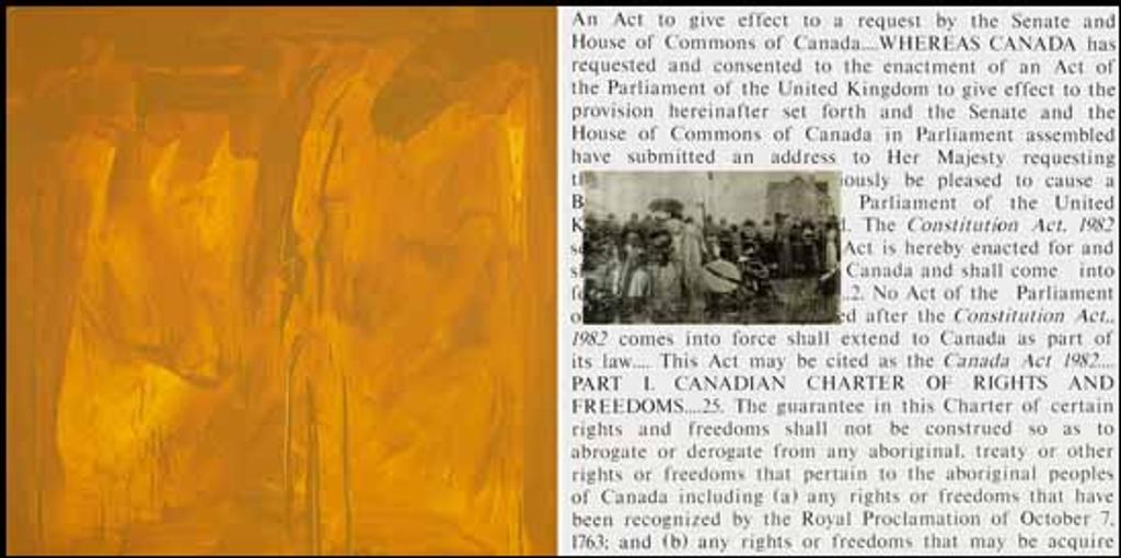 Robert James Houle (1947) - Premises for Self Rule: Constitution Act, 1982