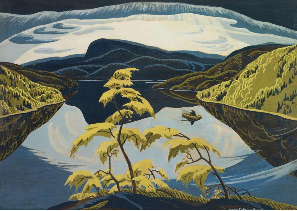 Yvonne Mckague Housser (1897-1996) - Evening, Nipigon River