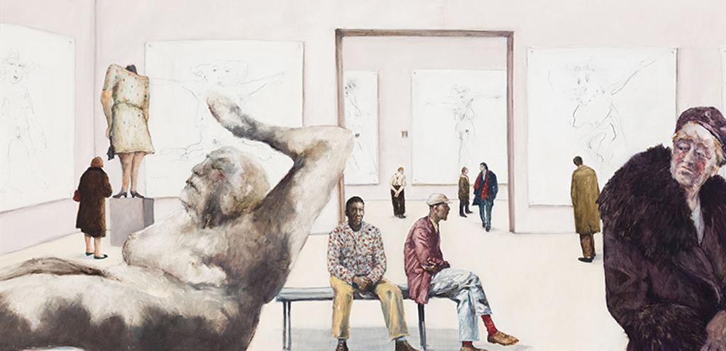 Rachel Berman (1947-2014) - Study for Gottlieb and Rothkowitz