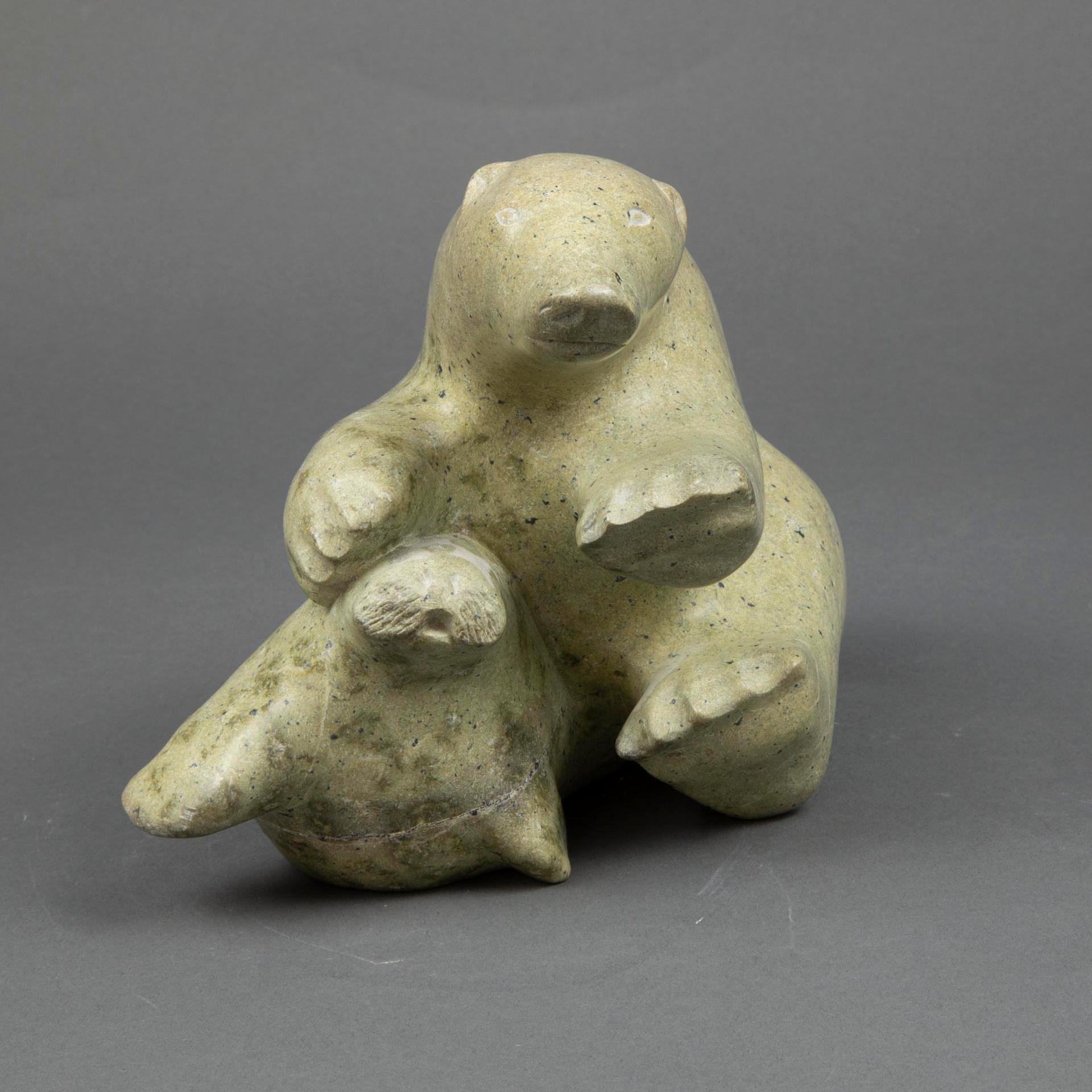 Moses Koonark - Polar Bear With Seal