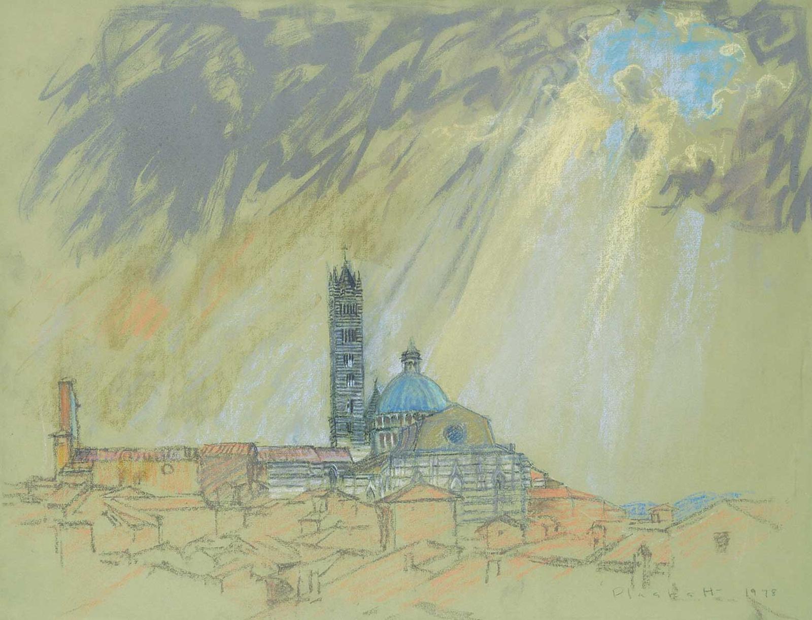 Joseph (Joe) Francis Plaskett (1918-2014) - Untitled - Sienna