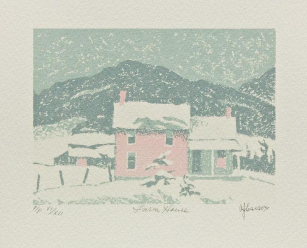 Alfred Joseph (A.J.) Casson (1898-1992) - Farm House; March Day; Forest Edge; First Snow