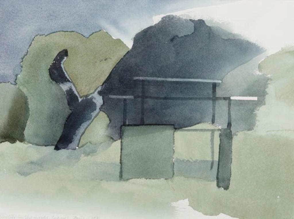 Toni (Norman) Onley (1928-2004) - Shelter in the Woods, Soquel, California (03578/22)
