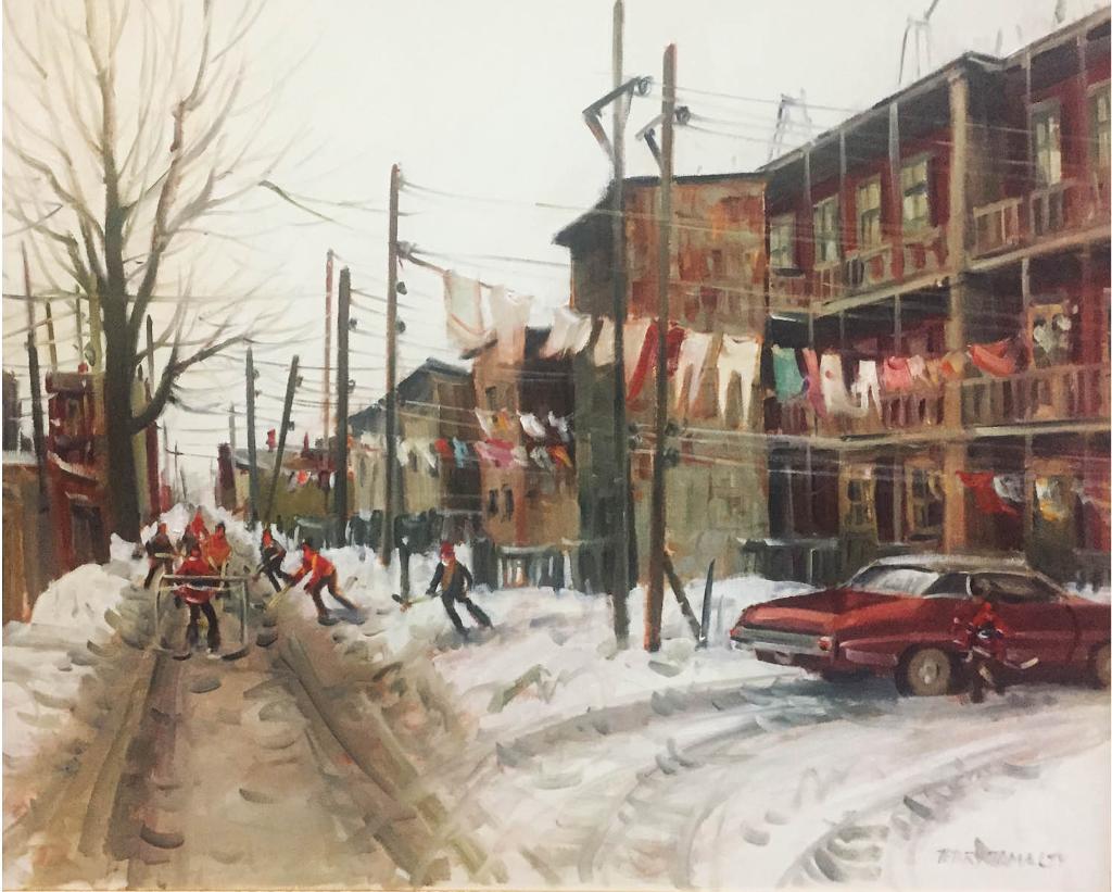 Terry Tomalty (1935) - Game in the Lane  Verdun