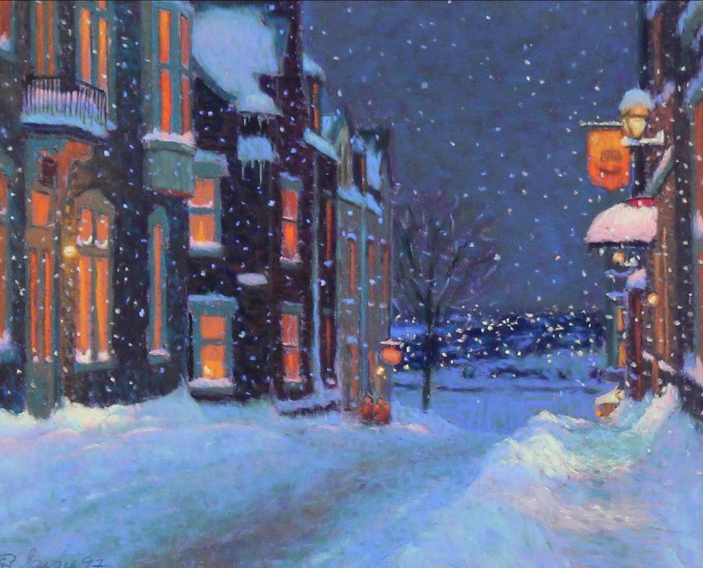 Richard Savoie (1959) - Un Coin De La Rue Ste-Genevieve (Quebec); 1997