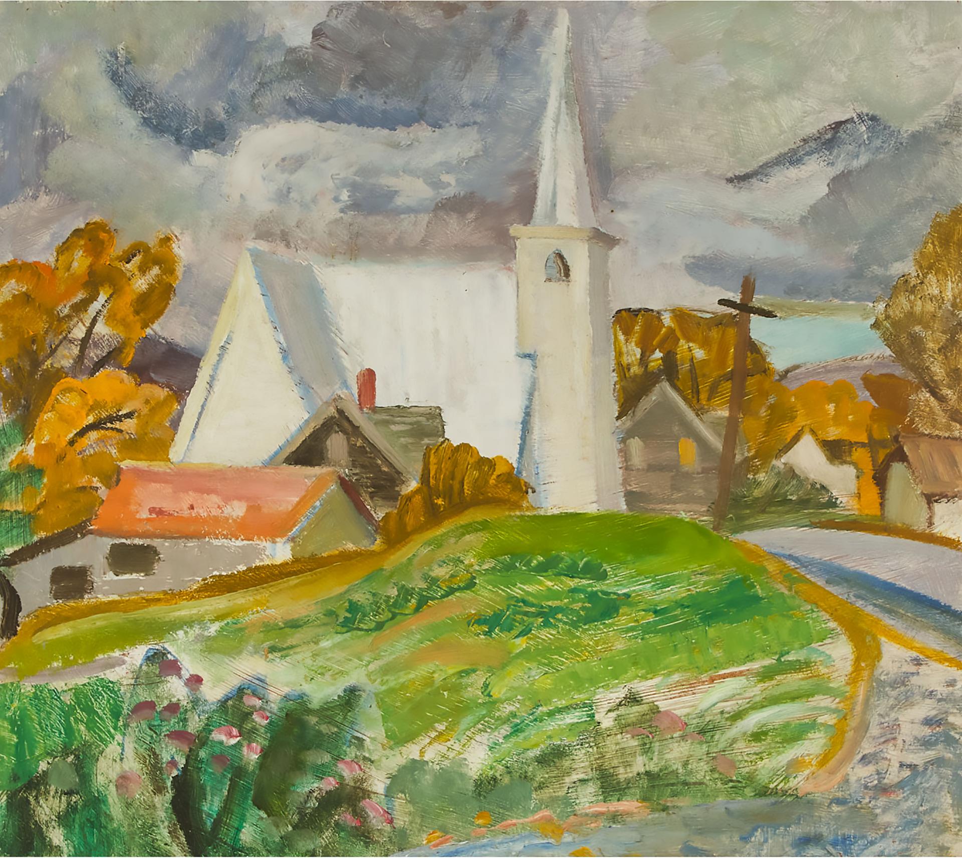 Anne (Annie) Douglas Savage (1896-1971) - Laurentian Village In Summer