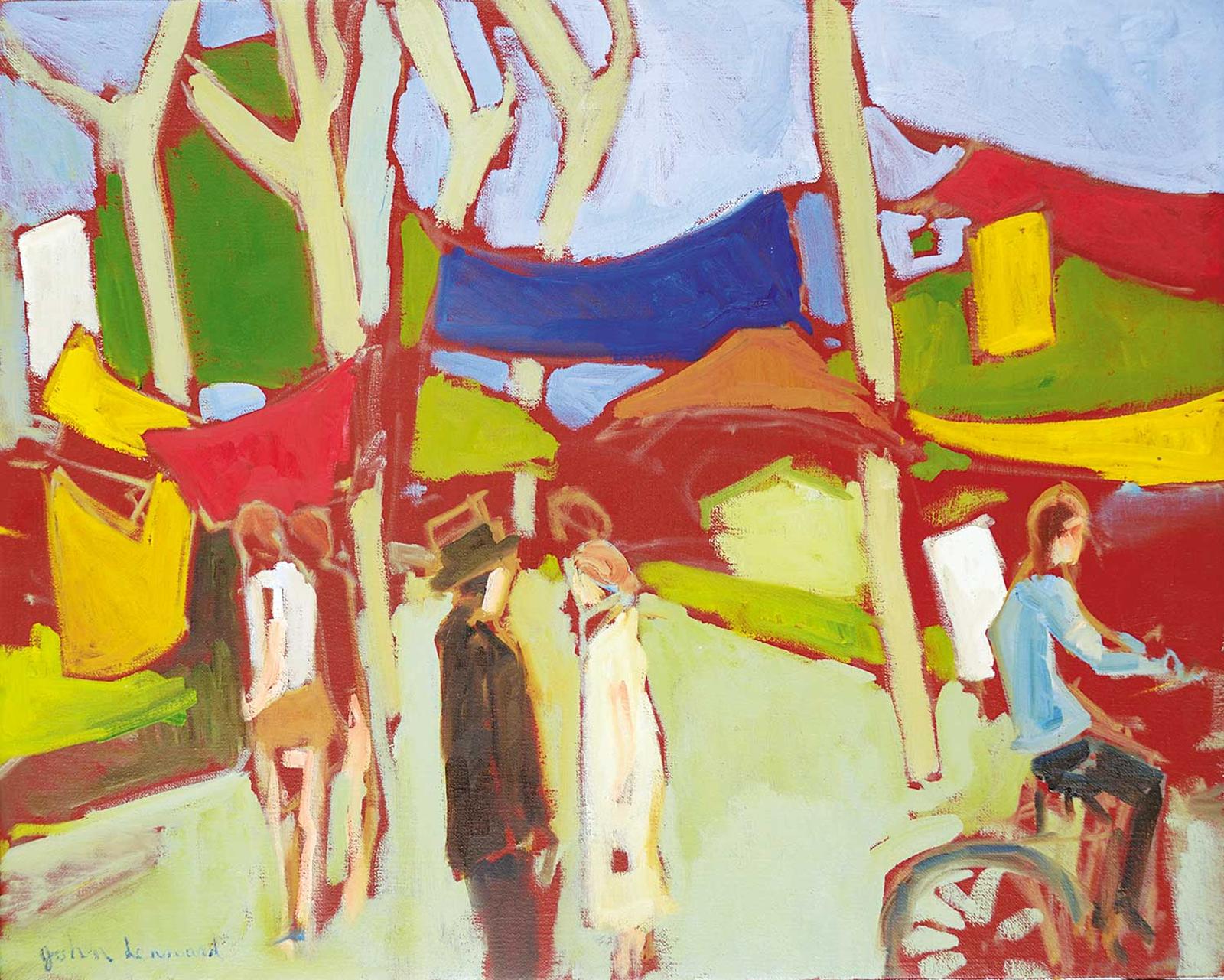 John Lennard (1937) - Untitled - A Day in the Square