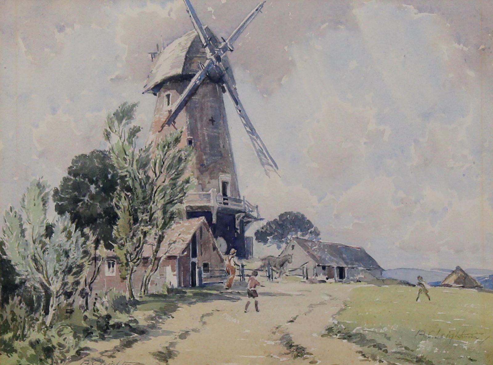 Alfred Crocker Leighton (1901-1965) - Whitehorse Mill- At Sussex