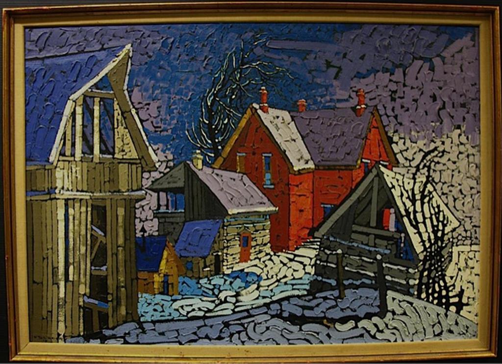 Kenneth (Ken) Seager (1927) - Maynooth Farm House, Winter Scene
