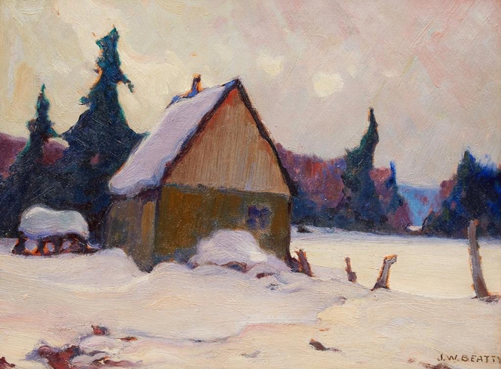 John William (J.W.) Beatty (1869-1941) - The Blacksmith's, Kearney, Ont.