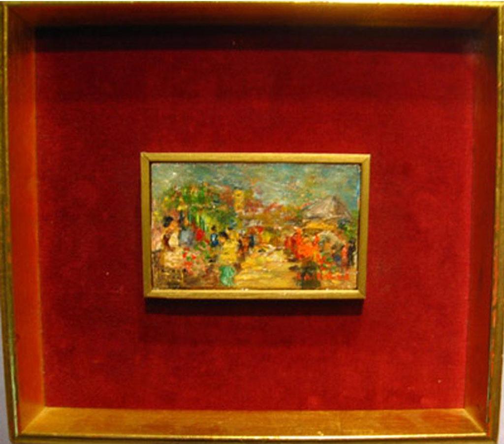 Michel Rostand (1895-1976) - Market Day; Judgement Of Solomon