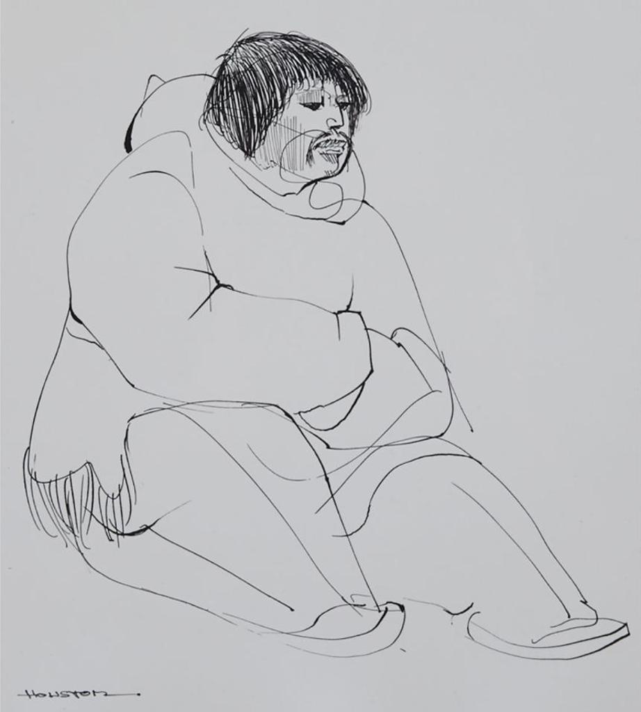 James Archibald Houston (1921-2005) - Seated Inuk