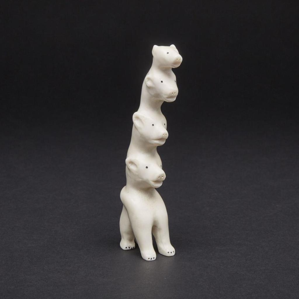 Augustin Anaittuq (1935-1992) - Polar Bear Totem