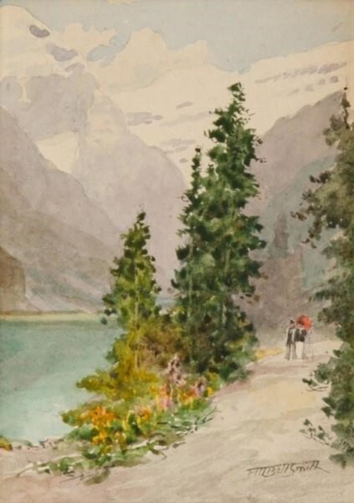 Frederic Martlett Bell-Smith (1846-1923) - Walking a Mountain Path