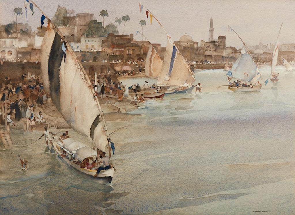 Sir William Russell Flint (1880-1969) - Holiday After Ramadan, Cairo