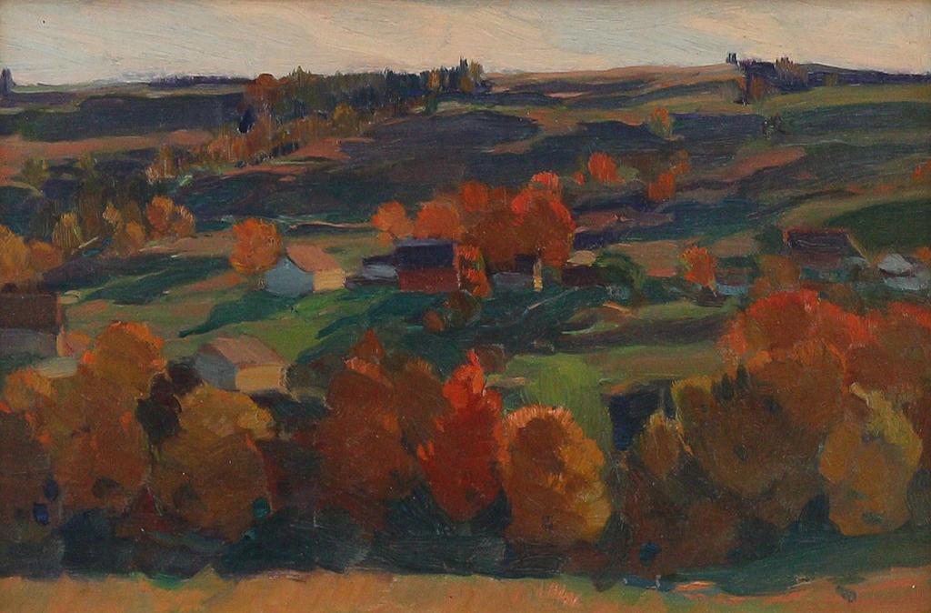 Clarence Alphonse Gagnon (1881-1942) - Octobre Dans Charlevoix; Ca 1924