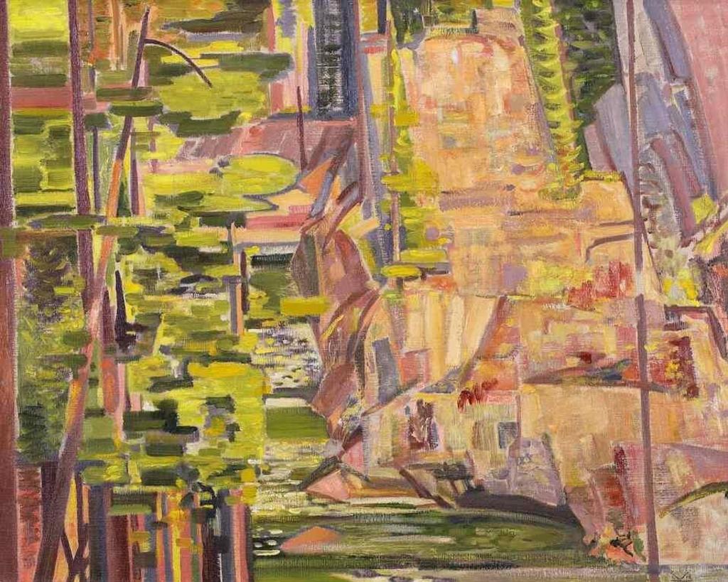 Illingworth Holey (Buck) Kerr (1905-1989) - Canyon On The Highwood; Ca 1955-60