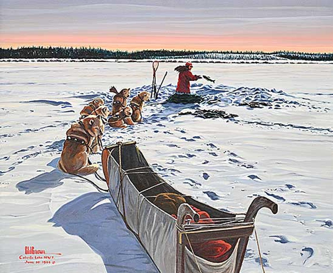 Bern Will Brown (1920-2014) - Winter Gill Netting