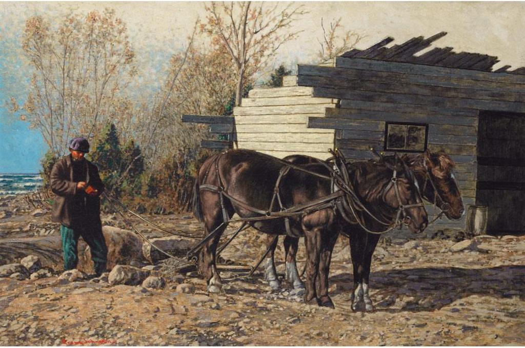 Frank (Franz) Hans Johnston (1888-1949) - Time For A Pipe