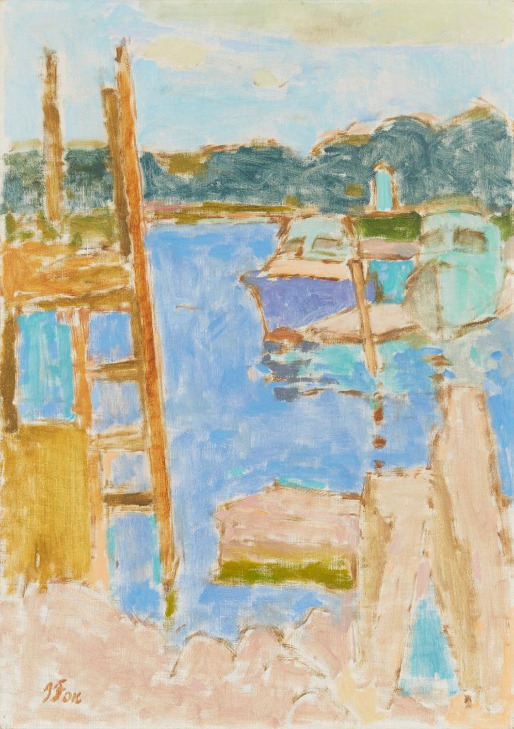 John Richard Fox (1927-2008) - Maine River