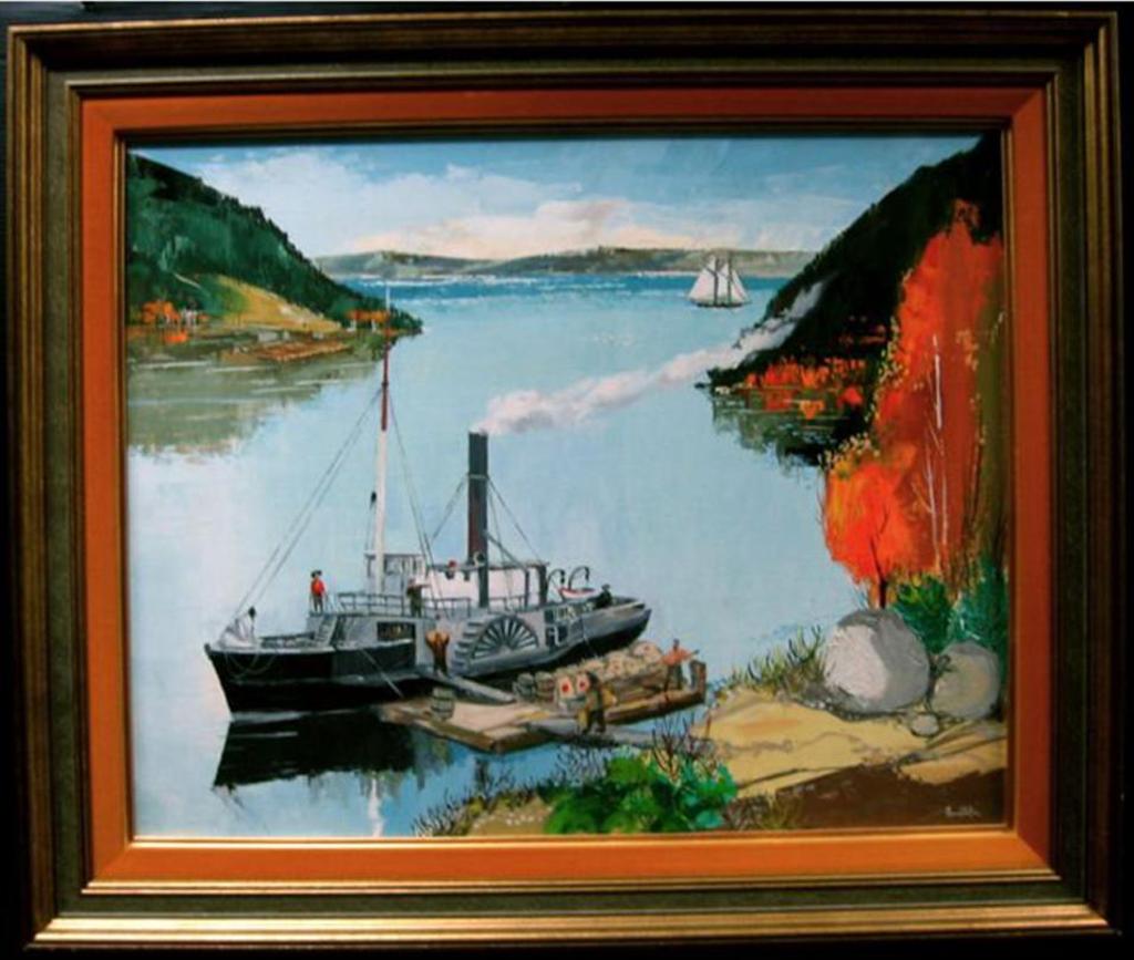 Jack Hambleton (1916-1988) - The Old Paddle Wheeler