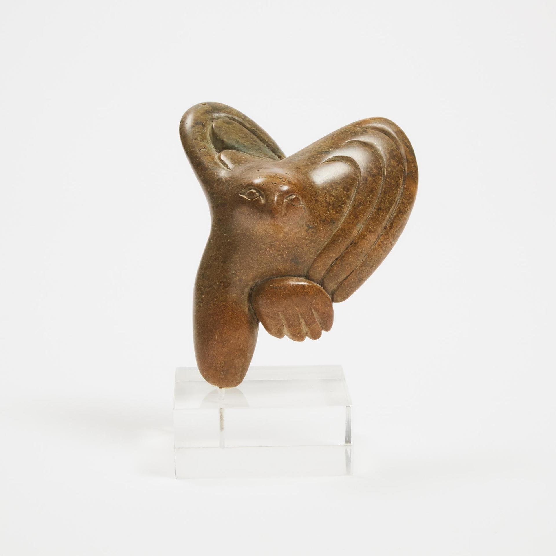 Abraham Apakark Anghik (1951) - Owl In Take Off