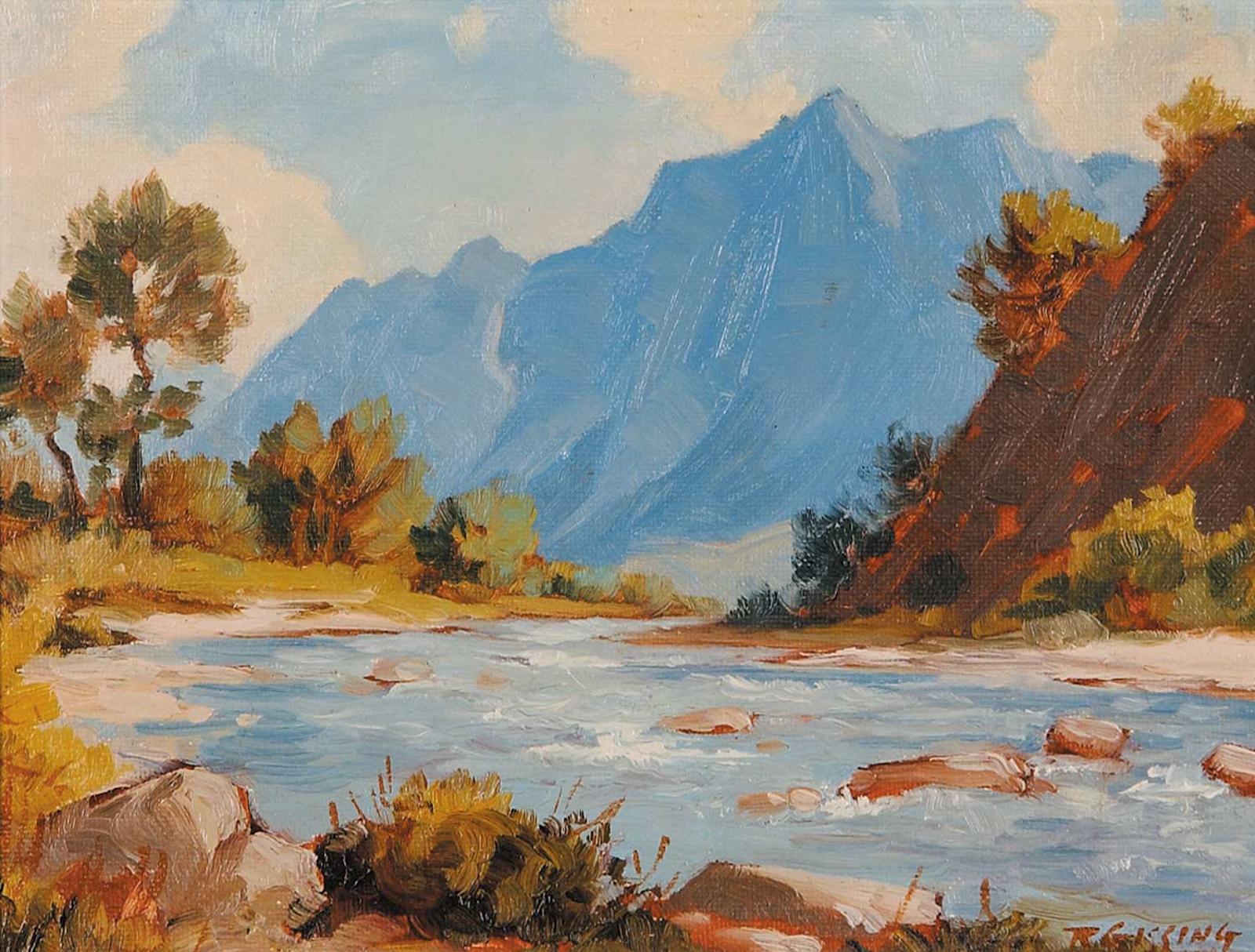 Roland Gissing (1895-1967) - Pass Creek to Mt. Vimy