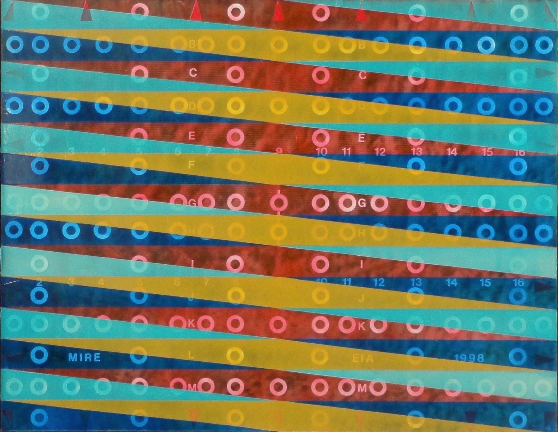 Mario Coté - Écran / Mire de linéarité – 1, 1998-1999