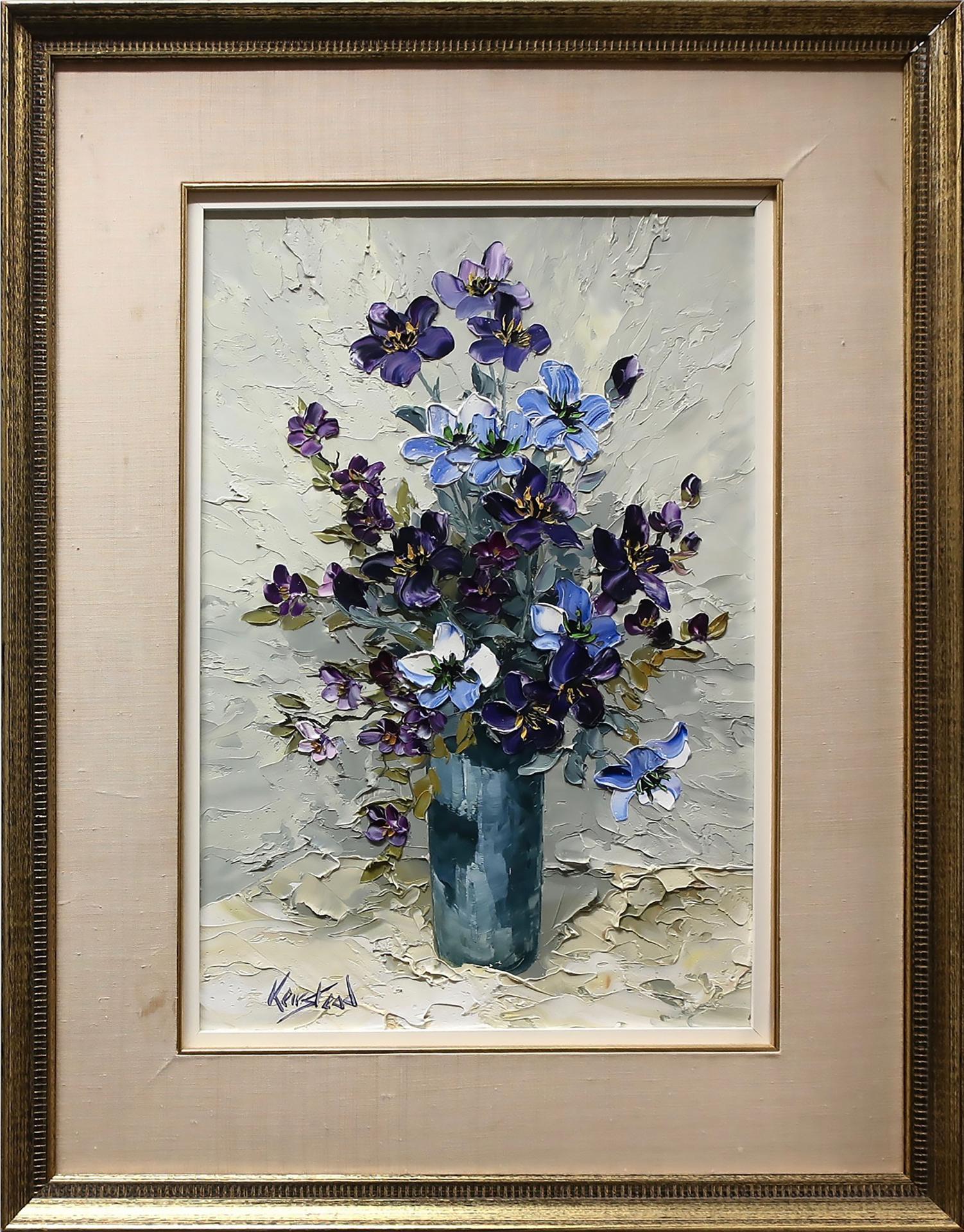 James Lorimer Keirstead (1932-2020) - Flowers In A Blue Vase