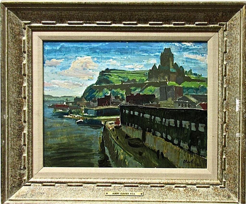 Albert Edward Cloutier (1902-1965) - View From Lower Town, Quebec