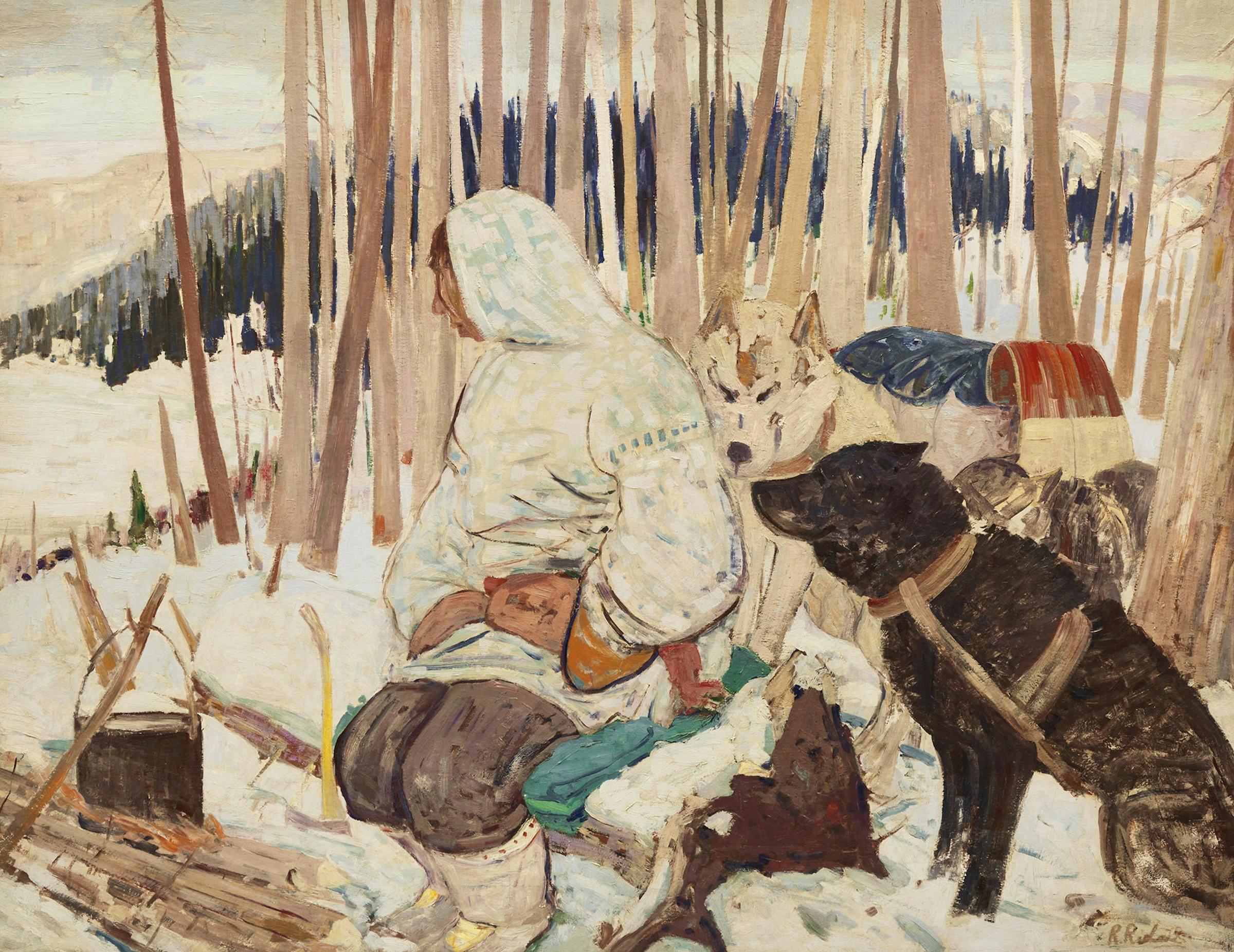 René Jean Richard (1895-1982) - Les compagnons de trail