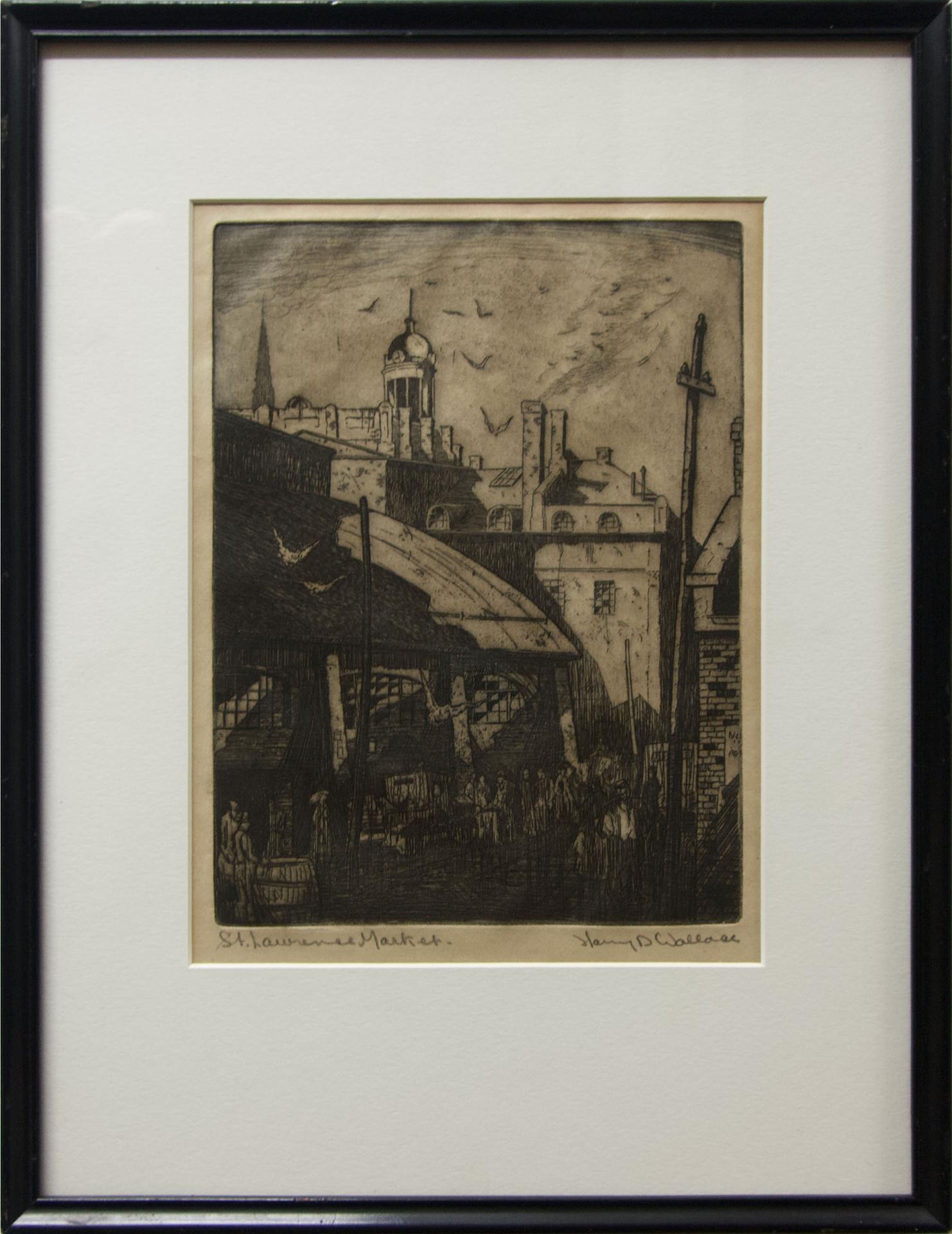 Harry Draper Wallace (1892-1977) - St. Lawrence Market