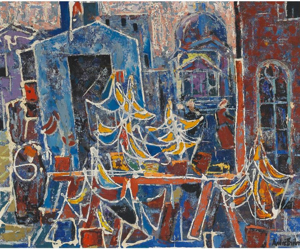Andre Charles Bieler (1896-1989) - Flower Stall