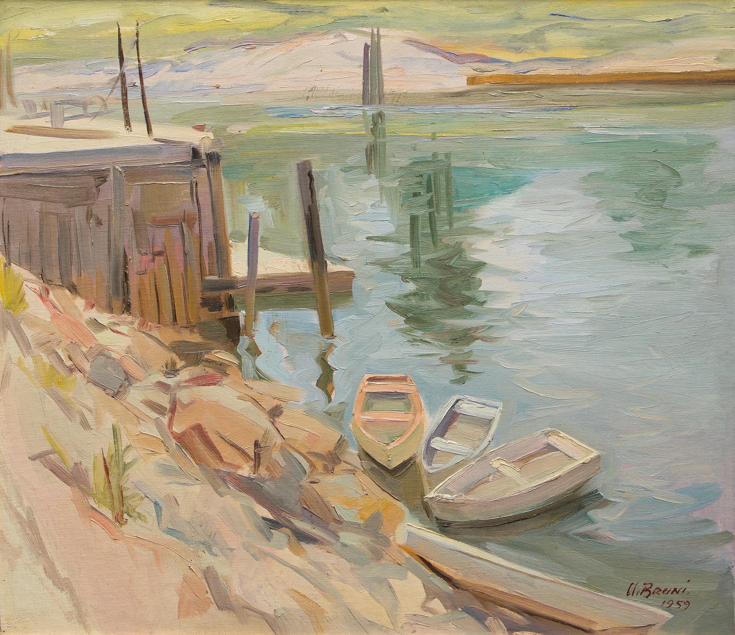 Umberto Bruni (1914-2021) - Ogonguit, Maine, USA, 1959