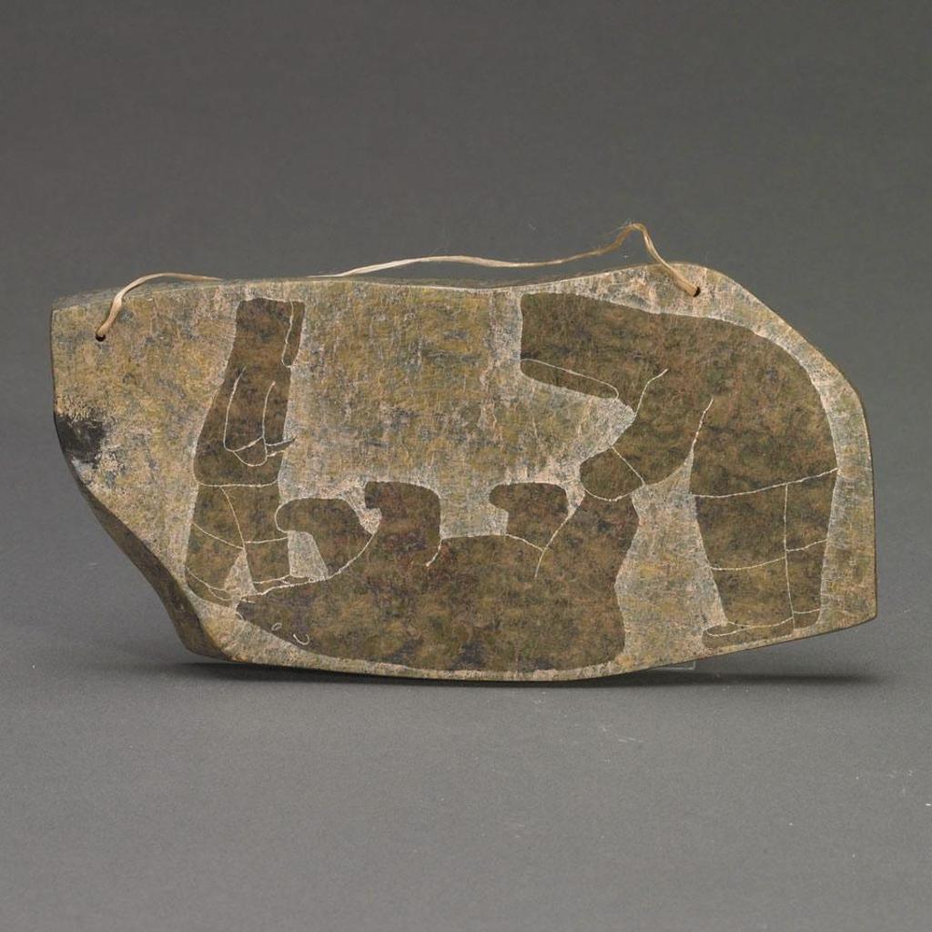 Salmonie Aningmiuq (1956) - Hunters And Polar Bear Panel