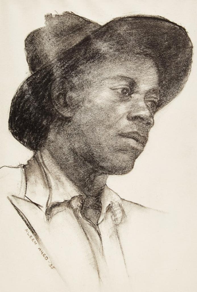 Aleen Elizabeth Aked (1907-2003) - Untitled (Portrait of a Man)