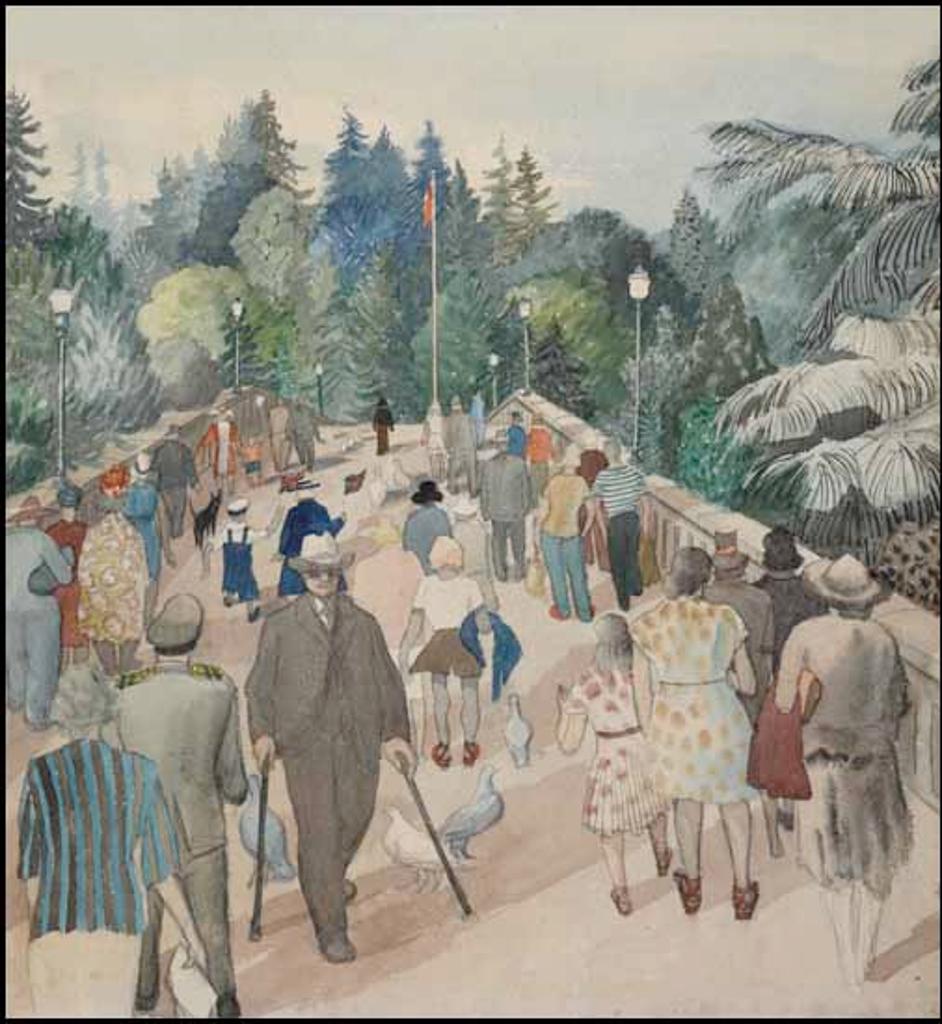 Jack Leaonard Shadbolt (1909-1998) - Stanley Park Causeway, Vancouver