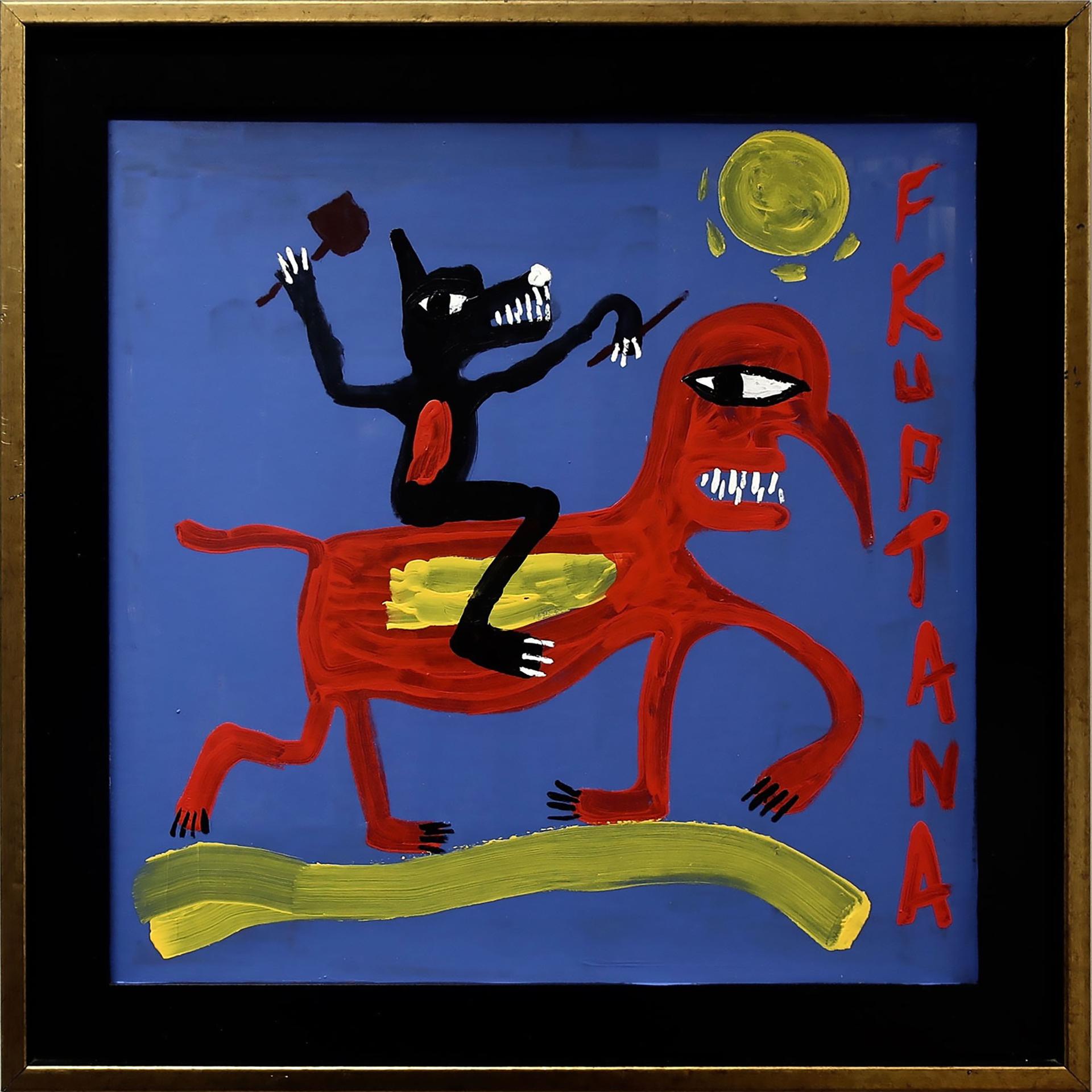 Floyd Kuptana (1964-2021) - Untitled (Night Rider)