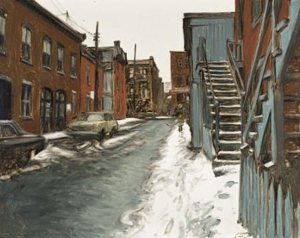 John Geoffrey Caruthers Little (1928-2024) - La vraie Montréal, Rue Berthier (entre de la Visitation et Panet)