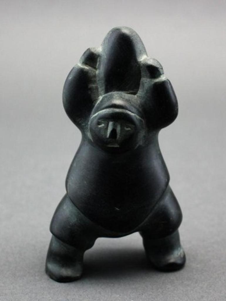 Camille Manngilik Iquliq (1962-2005) - Hunter Carrying a Large Stone, early 1980s